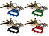 Color options for our upcycled, interesting Bottle Opener Keychains