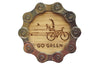 Engraved Bamboo Fridge Magnet