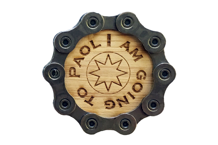 Engraved Bamboo Fridge Magnet