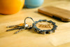 Fun, upcycled bike chain keychains