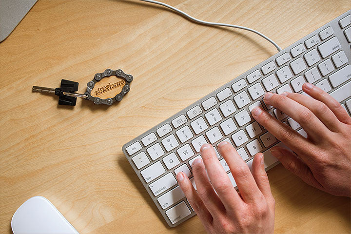 Resource Revival Promotional Keychains - at home in the office or on the trails