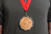 Resource Revival Large Bamboo Medals - made from post-consumer recycled bicycle chains